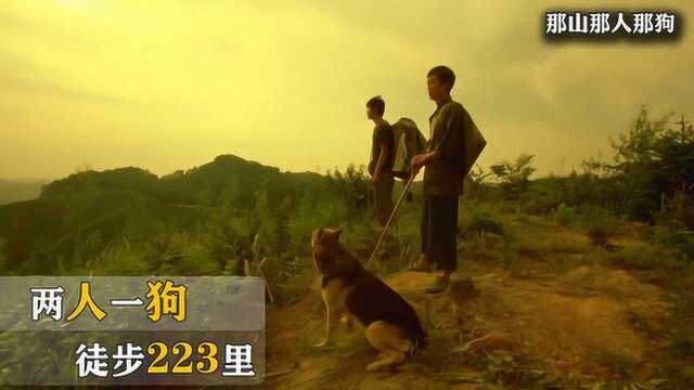 那山那人那狗:父子二人同行,3天时间走223里,国产冷门佳作!