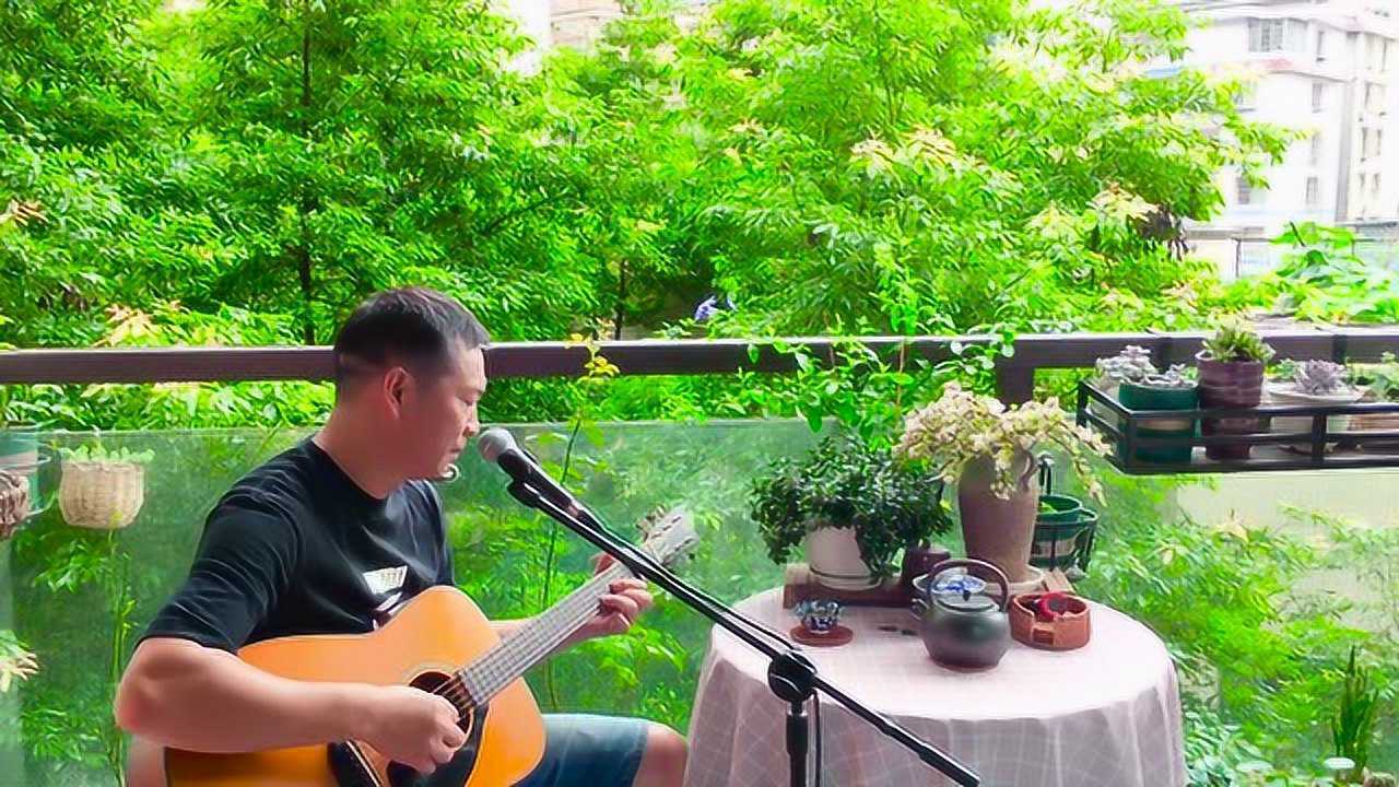 怀旧金曲,张行《一条路》吉他弹唱,一首80年代非常流行的歌曲