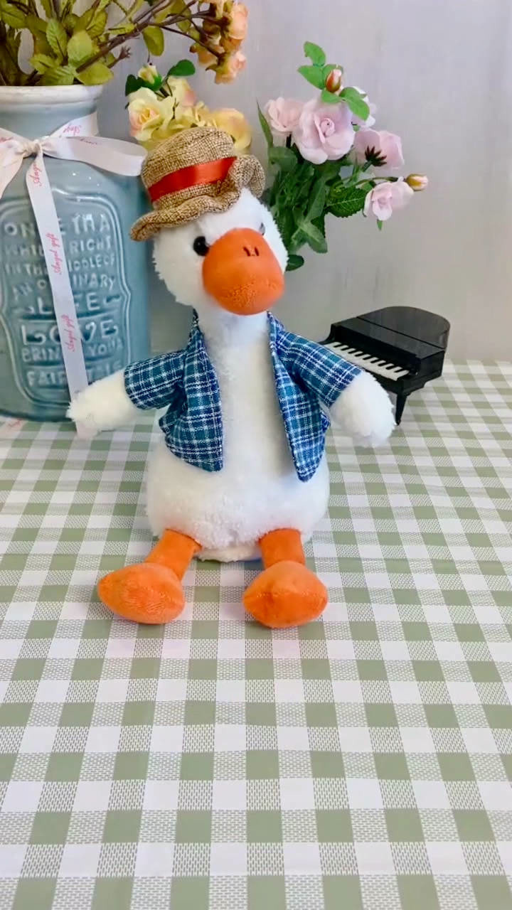 男友送了我一只复读鸭才玩了十分钟它就被我玩坏了