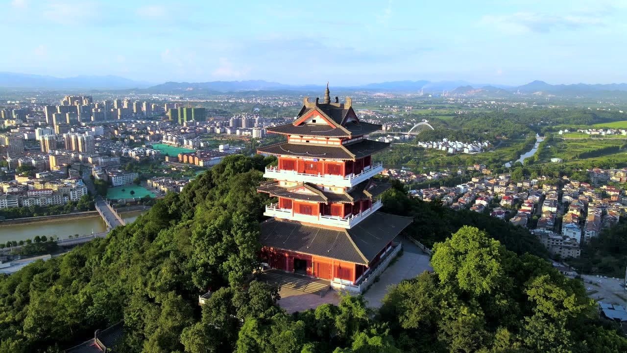 【搬砖小伟的航拍】大疆mavic air2日转夜航拍江西省玉山县