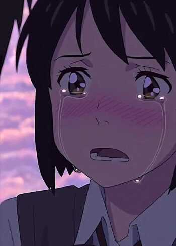 动漫你的名字三叶和泷第一次见面的温馨场面