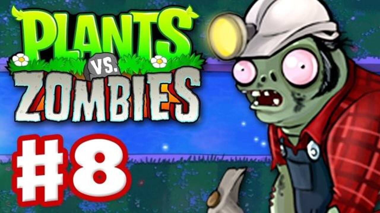 植物大战僵尸36:遁地僵尸躲过了所有的植物!只能靠裂荚射手攻击