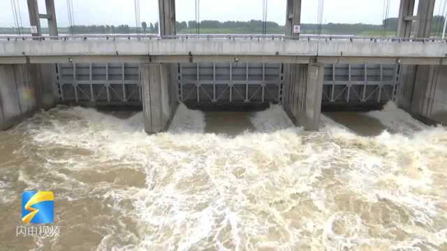 46秒丨强降雨来袭!济宁泗水两座大中型水库已泄洪,防汛形势总体平稳有序