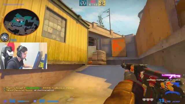 CSGO:爆头哥SCREAM开启他的疯狂爆头模式形态!