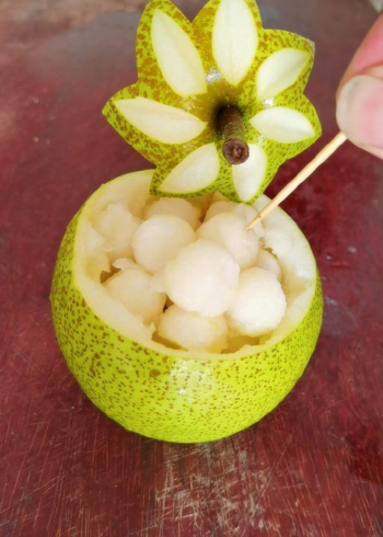 梨子这样切,很实用