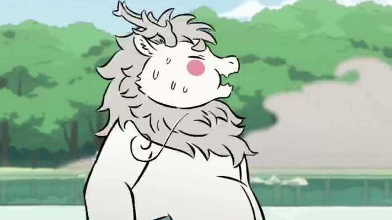 非人哉敖烈最近伙食太好把自己吃成了一条大肥龙