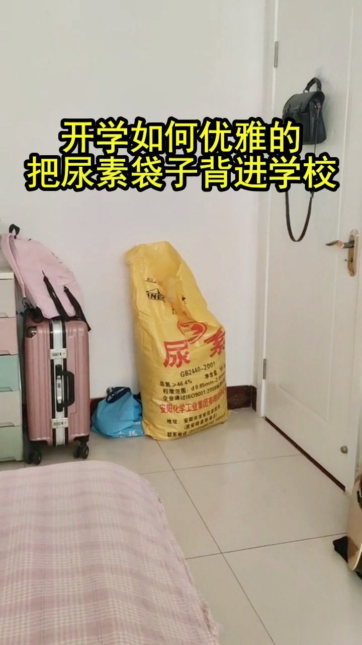 你是如何把尿素袋子背进学校的
