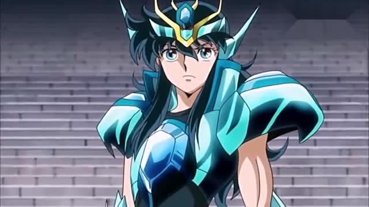 圣斗士星矢紫龙继承修罗的圣剑一剑把对面的圣枪都打裂了