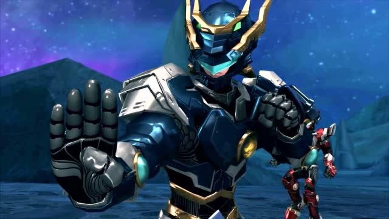 超兽武装之仁者无敌龙戬师傅轻松躲过寒影决他的威力太小了