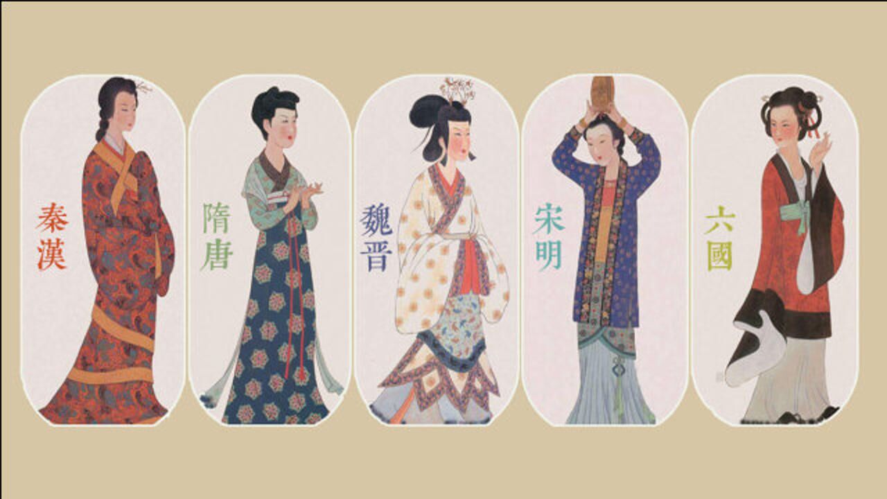 中国古代各朝女子服饰演变过程你喜欢哪个朝代的呢