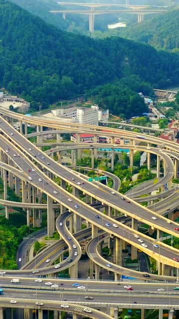 中国最复杂的立交桥,贵州黔春立交桥.