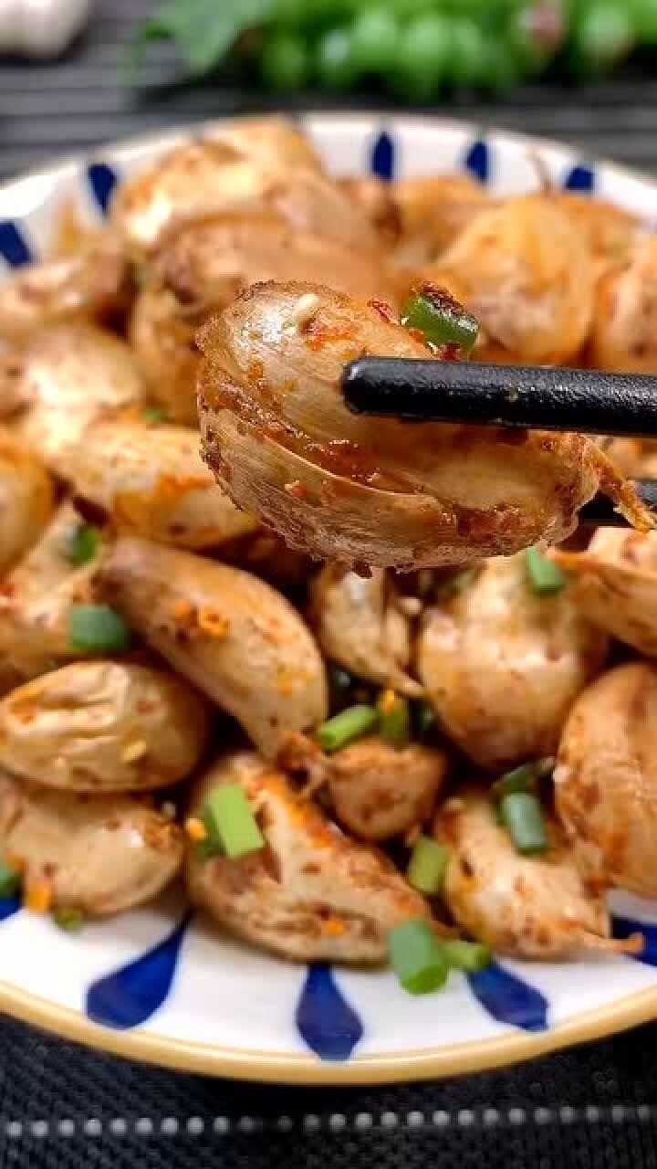 烧烤大蒜烧烤摊必点