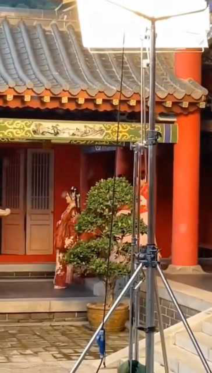剧组拍戏现场,后宫甄嬛传