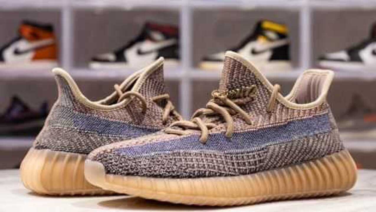 h12纯原yuanpro椰子adidasoriginalyeezyboost350v2fade蓝棕褪色