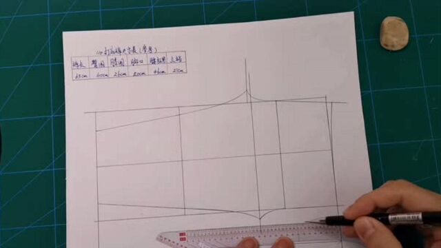 女童打底裤打版(二)新手也能学会的方法,孩子再也不用买打底裤了