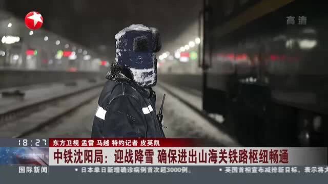 中铁沈阳局:迎战降雪 确保进出山海关铁路枢纽畅通