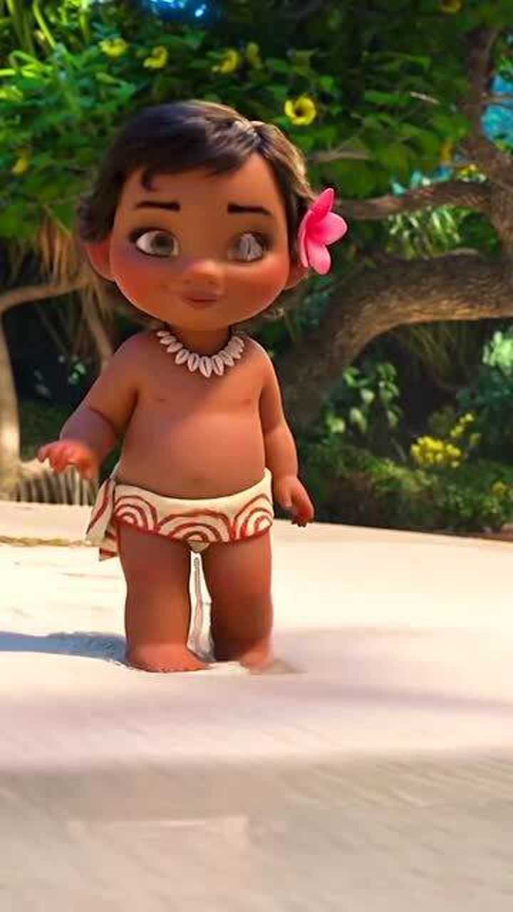 海洋奇缘可爱的莫阿娜小公主善良的女孩