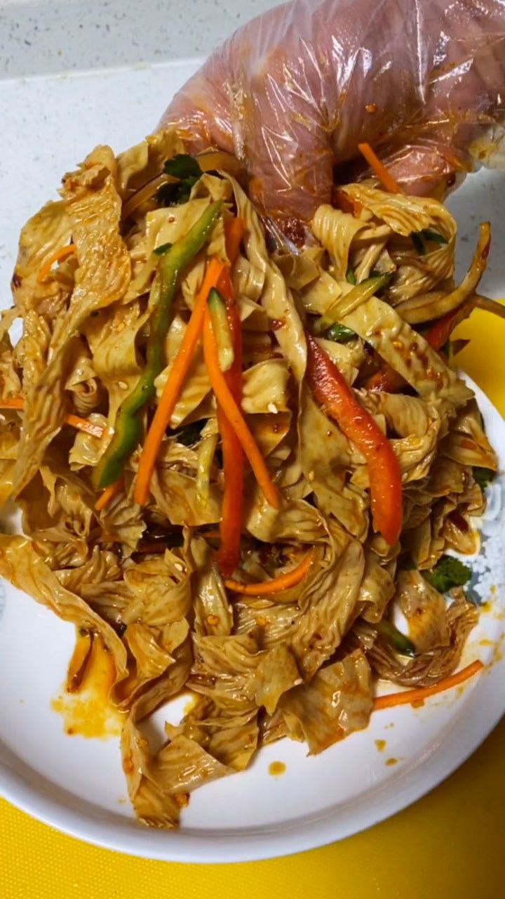 凉拌大豆皮,你喜欢吃吗!