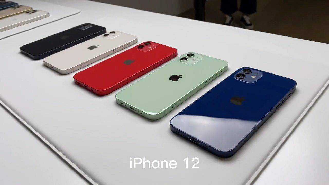 全网颜色最准确的实拍iphone12颜色对比