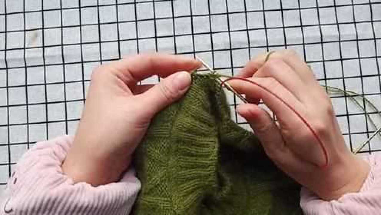 珍珍编织马鞍肩毛衣视频套头毛衣视频#生活窍门# #萌娃# #人生第一次