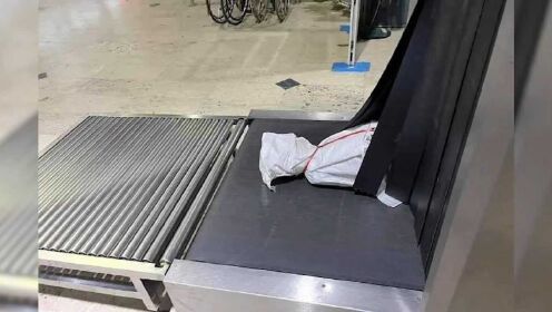 男子带“裹尸袋”过机场安检民众见后大惊失色 扫描后发现真相