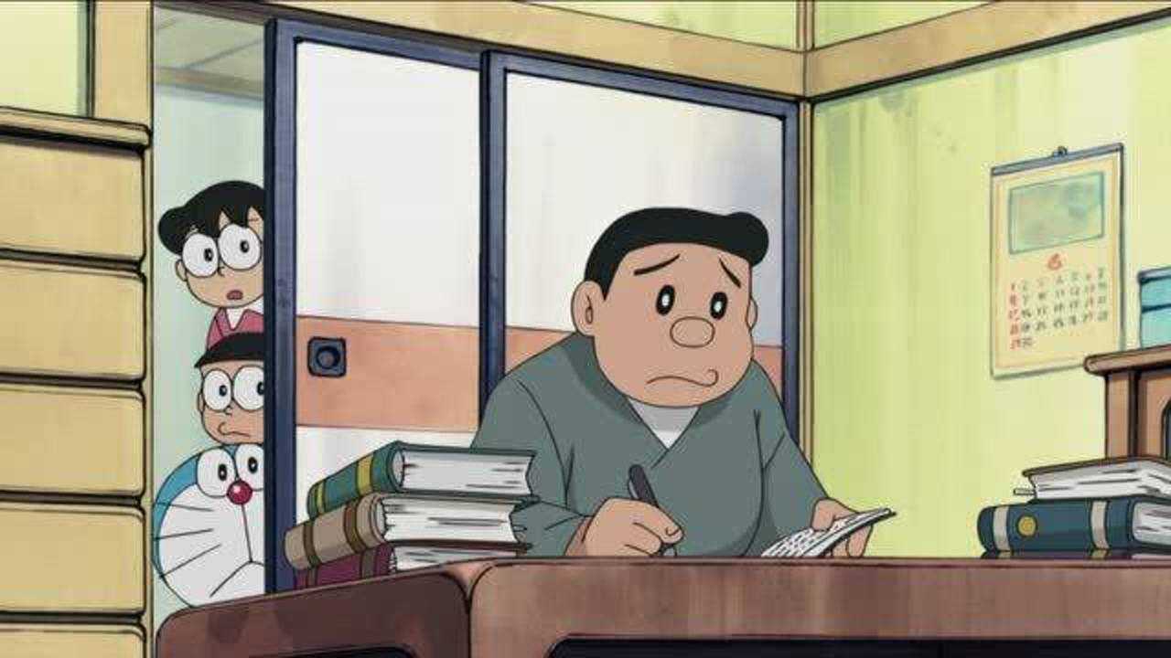 哆啦a梦跟爸爸走一趟回家大雄有了绝佳的父亲节礼物