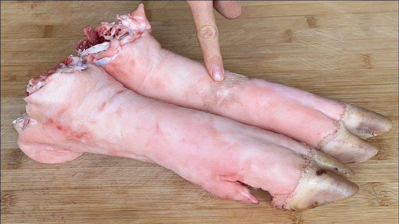 前猪蹄图片后蹄图片