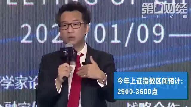 洪灏:2021年上证指数预计在29003600点