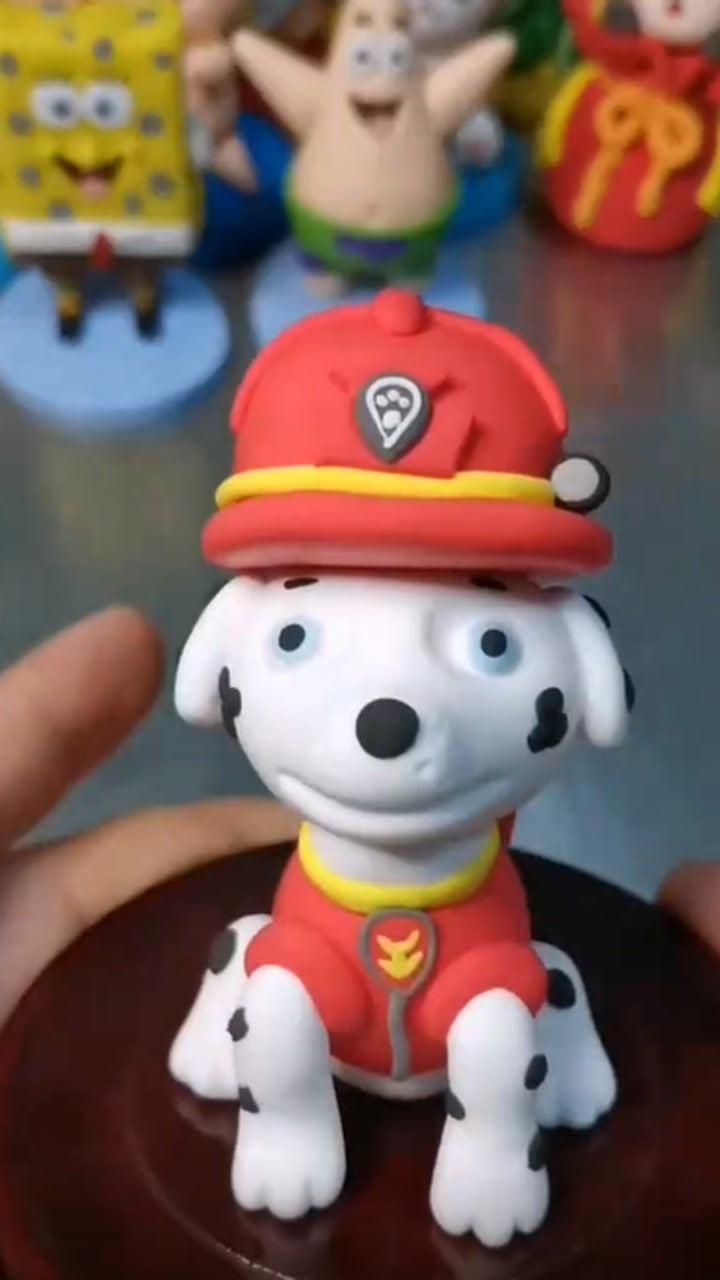 小朋友最爱的汪汪队,一起用超轻粘土来制作吧,很好学哦!_腾讯视频