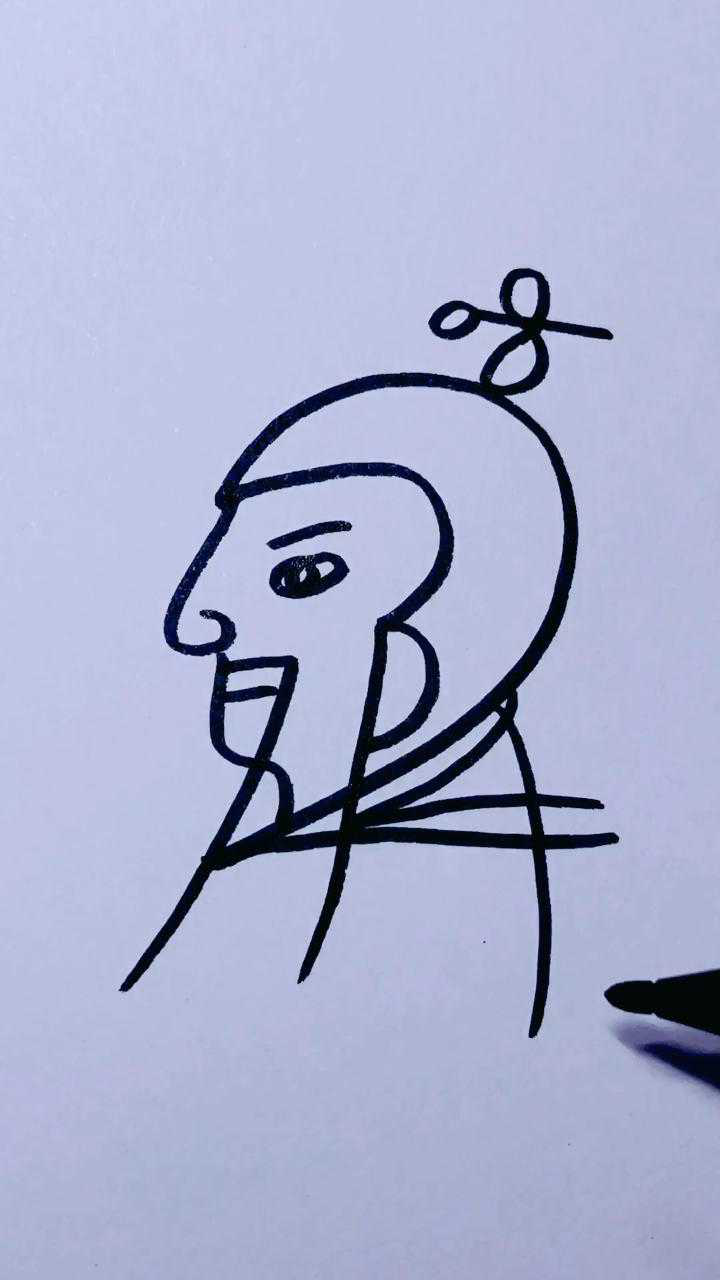 数字110画古代人