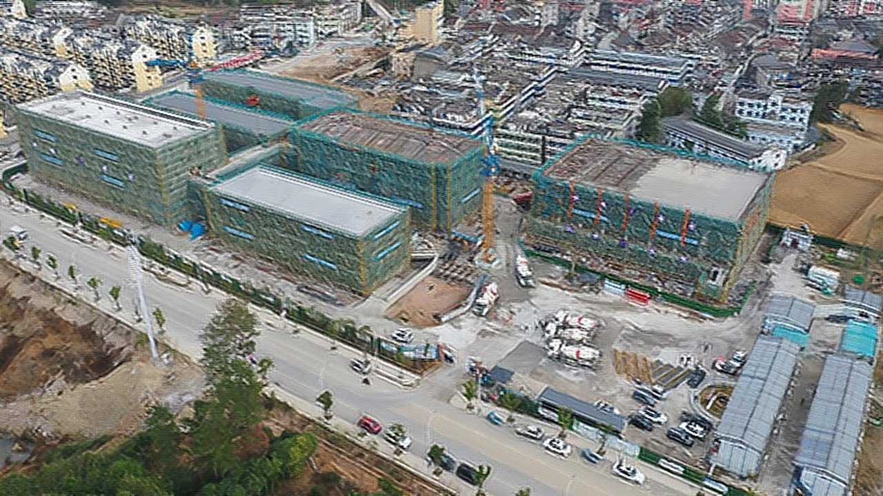 文成县黄坦镇中心小学新建校喜封金顶_腾讯视频