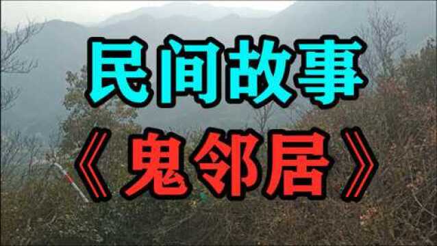 民间故事《鬼邻居》自从丈夫去世之后马寡妇独自带着一个的孩子