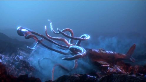 令人深思的未来海底世界，出现许多巨型海怪，展开海底决战！