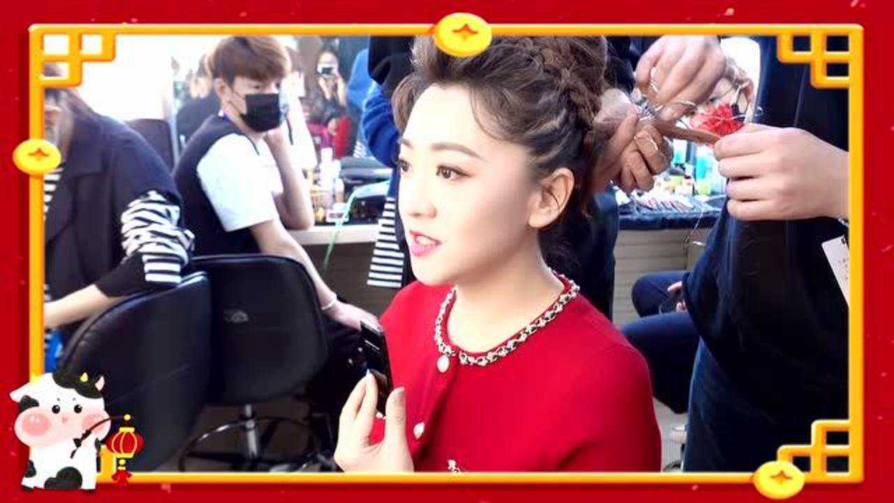 太牛了春晚听我说月亮姐姐的牛角辫是用修眉刀做出来的