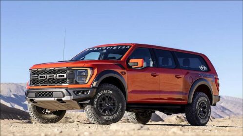 福特要出f150猛禽版suv,3排7座,车身近6米,空间大的离谱!