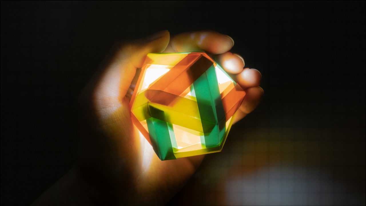 【折纸】二十面体镂空花球,包教包会的元宵花灯