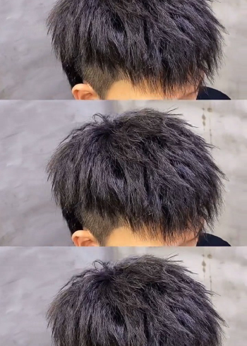 男孩子最潮发型,狼尾碎盖