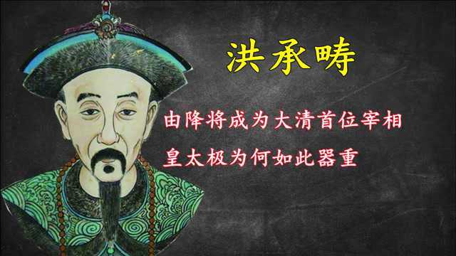 历史:从降将成为大清宰相,皇太极为何如此器重?洪承畴何德何能