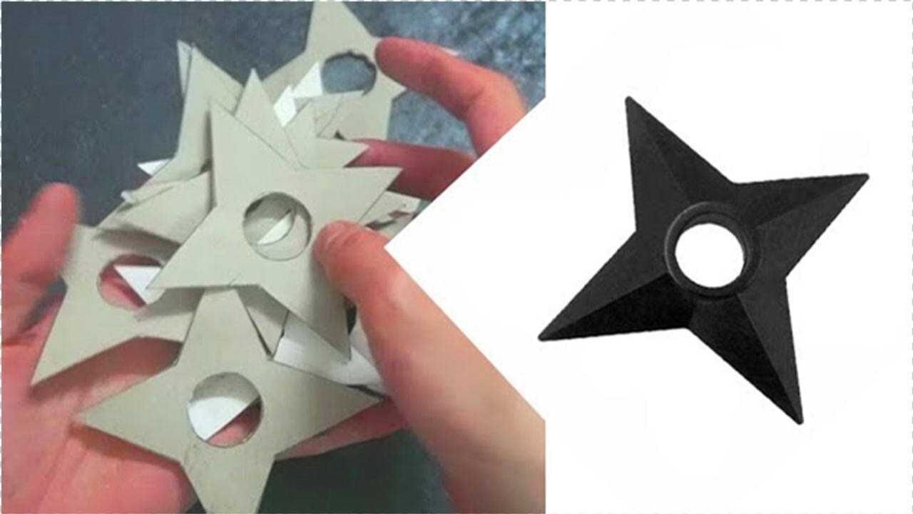 用纸板手工diy帅气好玩的火影忍者飞镖火影迷们不要错过