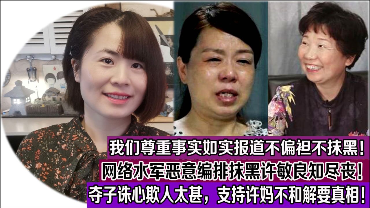 许敏辟谣恶意剪辑音频刘名洋记者是非不分和稀泥和解不可能