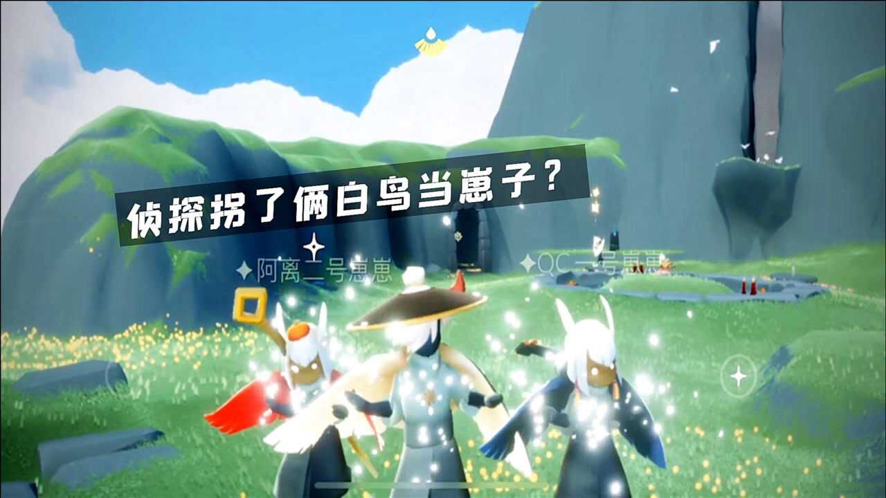 光遇：侦探去云野开盲盒，收了两个白鸟当崽崽！