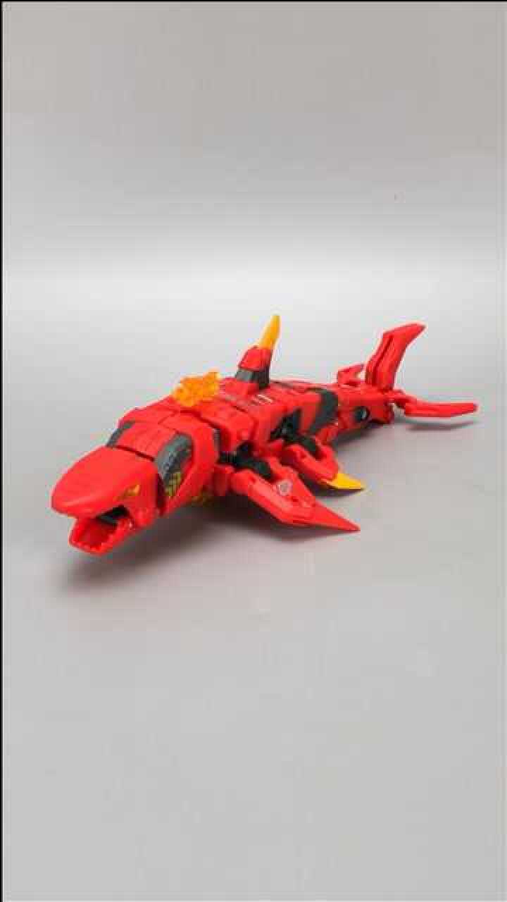 52toys猛兽匣系列bb17鲨鱼鲨奇拉含变形流程