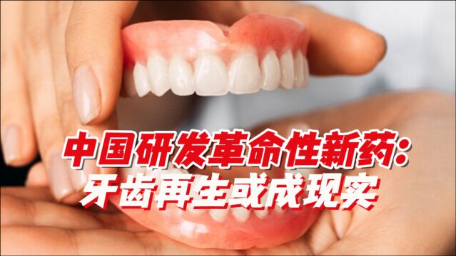 牙齿有救了!中国研发革命性新药:牙齿再生或成现实