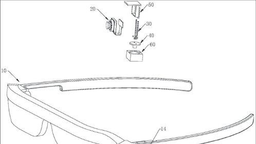 华为智能眼镜新专利曝光含拍摄伸缩及旋转组件