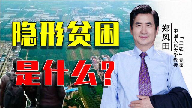 农村面临的隐形贫困是什么?郑风田:心理疾病也是一种贫困