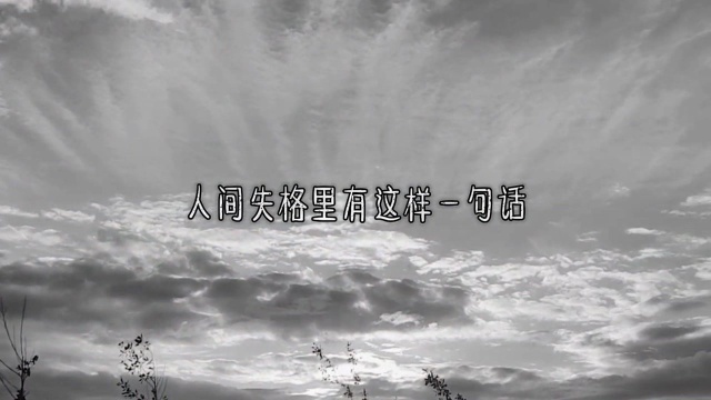 《人间失格》里有这样一句话: 仅一夜之间 我的心判若两人 她自人山人海中来 原来只为我一场空欢喜 你来时携风带雨