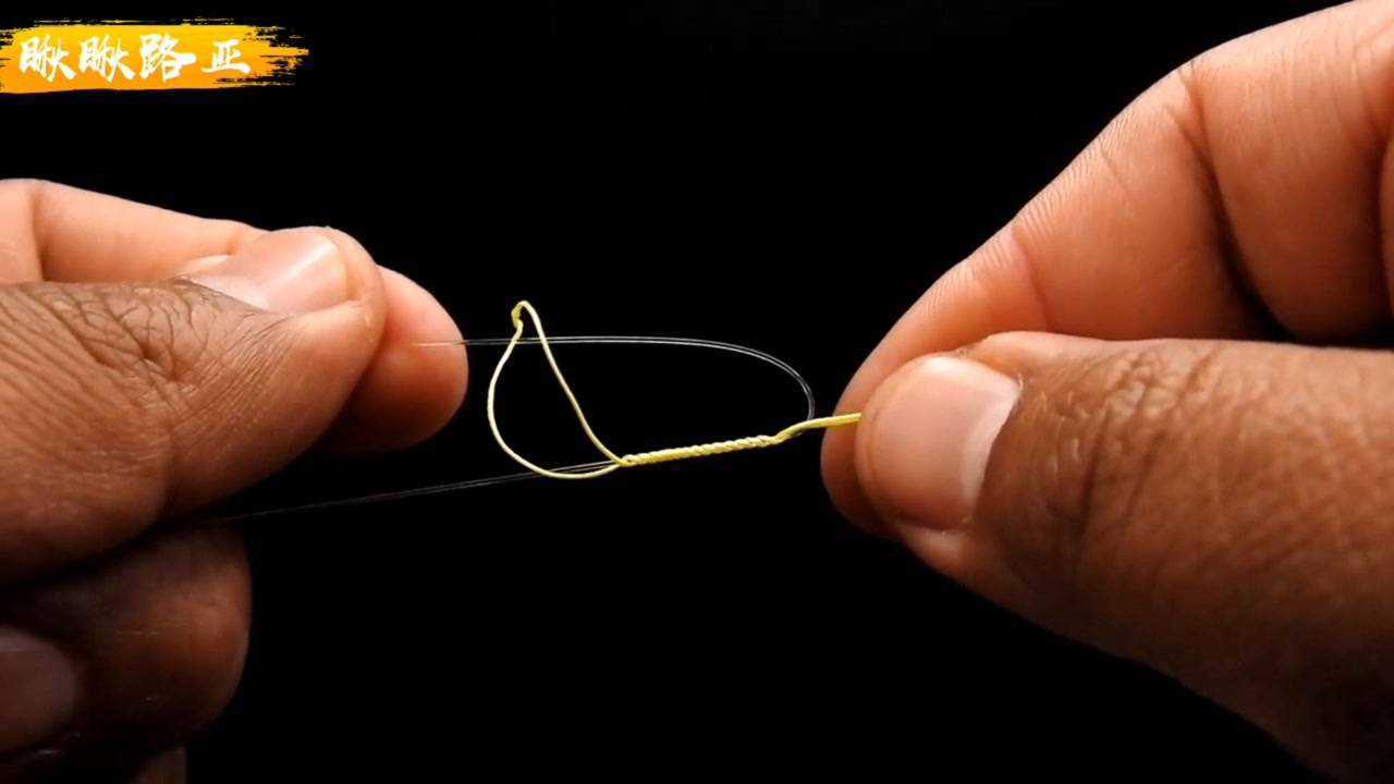 教你如何将碳线和pe线绑在一起路亚前导结必会