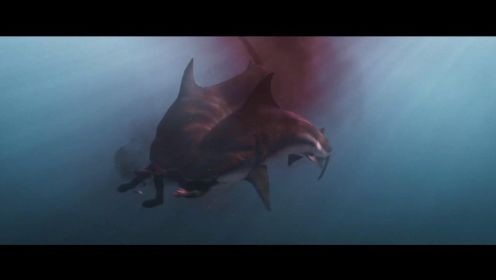 电影解说：大白鲨被牛鲨虐杀,一部值得一看的鲨鱼电影《深海狂鲨3 》#鹅创剪辑大赏 第二阶段#
