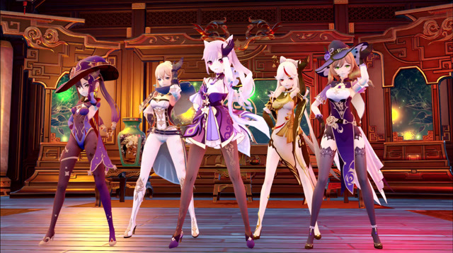 【原神/mmd】谁的腿最长呢?