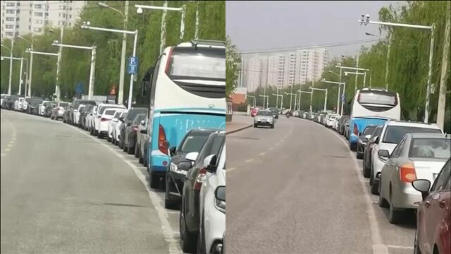 青岛一500米道路装30个摄像头 相关工作人员:主要用于停车位管理